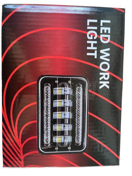 Балка LED (противотуманка) светодиодная (5-Линз+ДХО) 50W 12V-24V 6000 K ( ціна за 1 шт.) 01594 фото