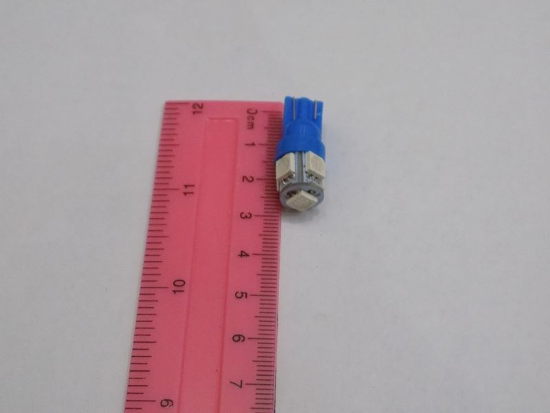Автомобільна світлодіодна лампа без цоколя для габаритів, номери T10-5SMD-5050-12V (пр.о Китай) 00053 фото