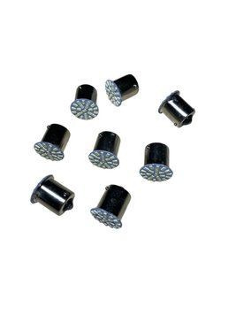 Світлодіодна LED лампа для авто P21W (R5W,R10W) 1156 22SMD 1206 12 В, біла, для габаритів і стоп-сигналу 00272 фото