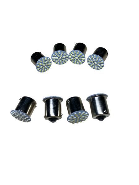 Автомобильная светодиодная лампа освещения габаритов 1156-22SMD-1206-1 контакт 12 V (пр-во Китай) 00272 фото