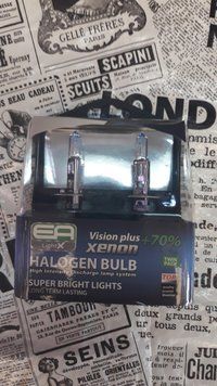Автомобільна галогенна лампа EA Light X H1 Vision Plus + 70% P14,5s 55 W 12V Р14,5s фото