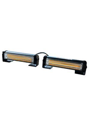 Балка LED світлодіодна стробоскоп 14 режимів-Жовта (16,5см) 01876 фото