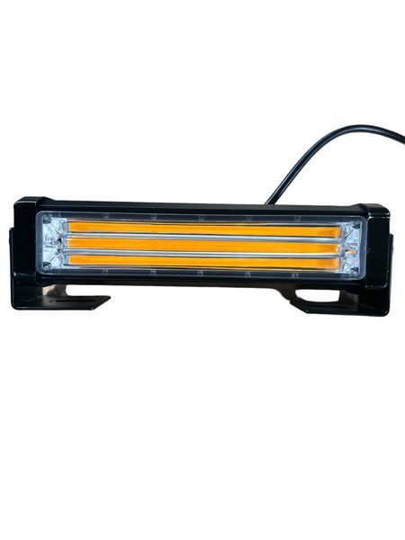 Балка LED светодиодная стробоскоп 14 режимов-Желтая (16,5см) 01876 фото