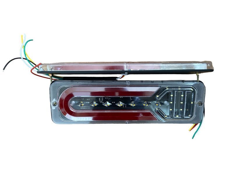 Універсальні діодні задні ліхтарі на авто, причепи 12 V 29*9СМ (2ШТ) КА 111-01758 фото