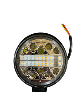 LED (противотуманка) светодиодная 102W 12-24V 6000 K (Білий+поворот) 01056 фото