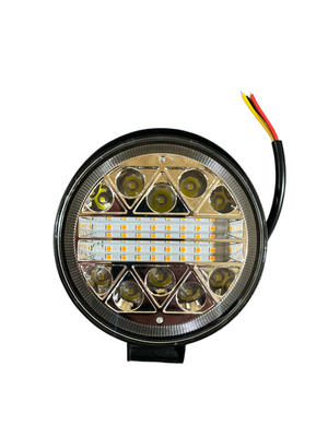 LED (противотуманка) светодиодная 102W 12-24V 6000 K (Білий+поворот) 01056 фото