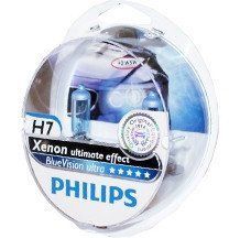 Автомобільна галогенна лампа Philips Xenon Blue Vision Ultra H7 12 V 55 W (виробництво Philips, Китай) 35530730 фото