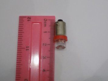 Світлодіодна LED лампа для авто T4W (BA9s) 1LED з увігнутою лінзою 4 Вт 12 В, червона, для габаритів і стоп-сигналу 00128 фото
