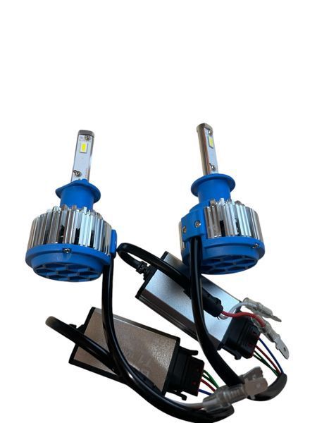 Світлодіодні лампи для автомобільних фар (Turbo LED) Н1 35 W 6000 K (виробництво LED, Китай) ( ціна за комплект 2 шт.) 00569 фото