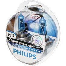 Автомобільна галогенна лампа Philips Xenon White Vision H4 12 V 60/55 W 35061630 фото