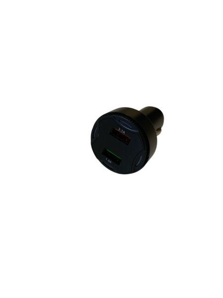 Автомобільна зарядка в прикурювач Blaskar KC-06 Car Charger з 2 юсб із швидкою зарядкою на 3.1А та 1.5А 02175 фото