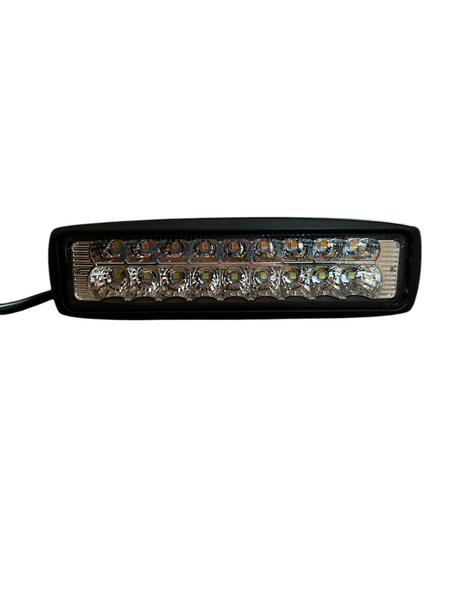 Балка LED (протитуманка) світлодіодна  12V-24 V (54W-45мм) (Білий+жовтий)16 см 02103 фото