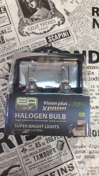 Автомобільна галогенна лампа EA Light X H7 Vision Plus + 70% PX26d 55 W 12 V PX26d фото