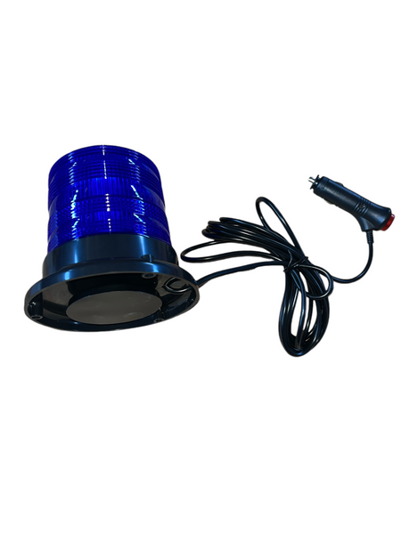 Мигалка синяя LED (30 smd) 12-24 Вольта G-129 B фото