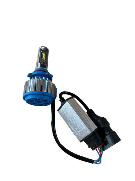Світлодіодні лампи для автомобільних фар (Turbo LED) 9006 40 W 6000 K (виробництво LED, Китай) 00572 фото
