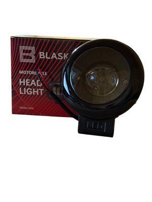 Світлодіодна LED-фара 45Вт (Лінза) біле світло 02198 фото