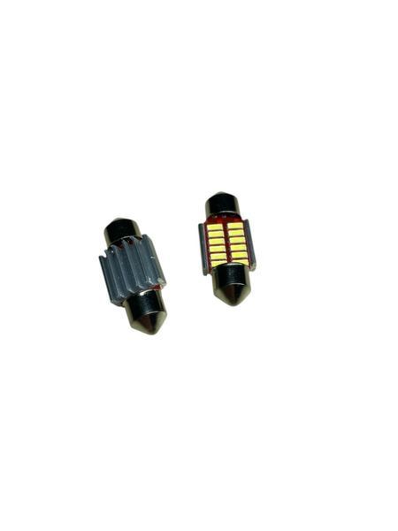 Автомобільна лампа з радіатором- 12V - 12SMD (4014)- 31мм 00194 фото