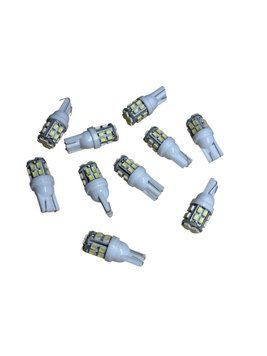 Светодиодная LED лампа для авто T10 (W5W) 24SMD 1206 5 Вт 12 В, белая, для габаритов 00064 фото