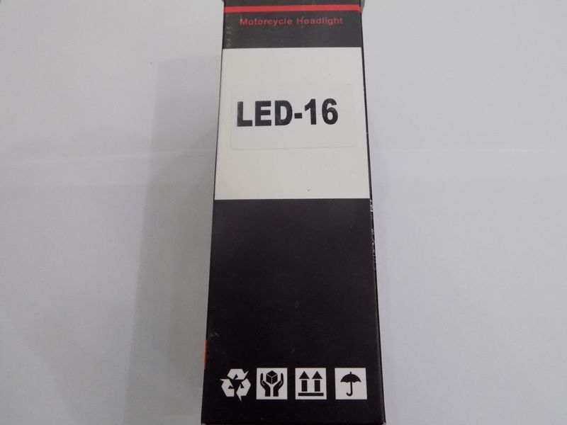 Світлодіодна лампа для фар мотоциклів LED-16 20 W 6000 K (виробництво Headlight, Китай) 01031 фото