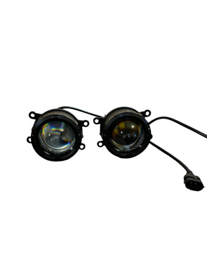 LED Лінза ПТФ 3,0 Дюйми Renault Peugeot Ford 70W 6000K(білий+жовтий) 02158 фото