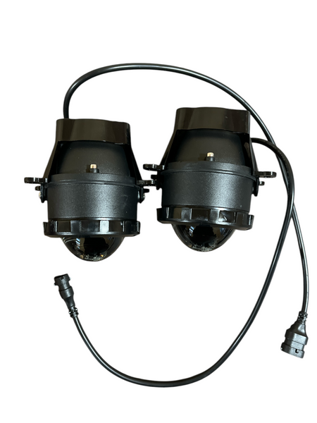 LED Лінза ПТФ 3,0 Дюйми Renault Peugeot Ford 70W 6000K(білий+жовтий) 02158 фото