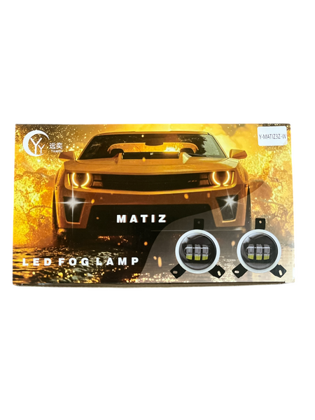 Светодиодные Daewoo МАТIZ  , Led туманки МАТIZ  3линзы. (к-кт 2шт)Металл 02107 фото