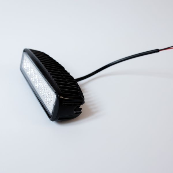 Балка LED (противотуманка) светодиодная (6 светодиодов) 12V-24V(18W-6000 K) 16,5 см (ціна за 1 шт.) 00531 фото