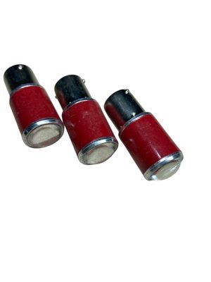Світлодіодна лампа з цоколем 1156 - 6 SMD 3030 12V Червона  01366 фото