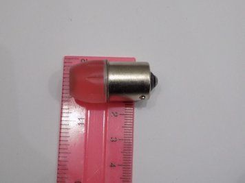 Светодиодная LED лампа для авто P21W (R5W,R10W) 1156 13SMD 5050 12 В, красная, для габаритов, стоп-сигнала и поворотов 00302 фото