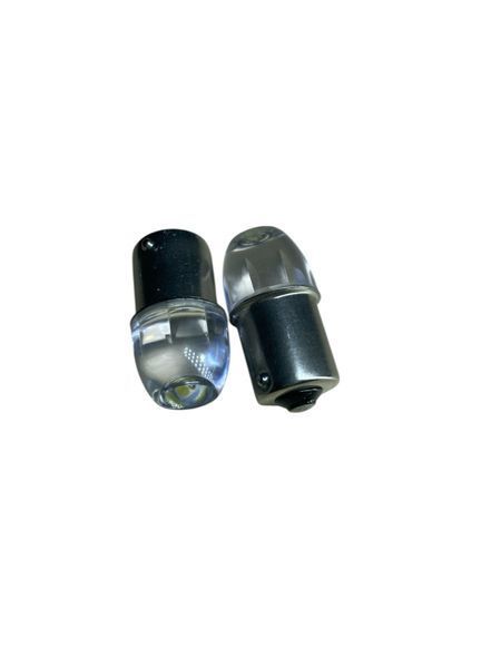 Світлодіодна автомобільна лампа 12V 9SMD 2835-Біла-  прозора лінза 1 контакт 02086 фото