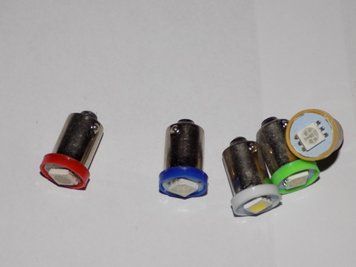 Светодиодная LED лампа для авто T4W (BA9s) 1SMD 5050 12 В, белая 00130 фото