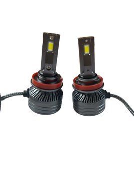Світлодіодні лампи для автомобільних фар LED F6 H11 (12V24V) CANBUS 6000 K 01401 фото