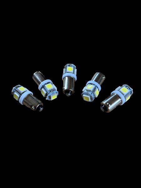 Автомобильная светодиодная лампа для освещения габаритов BA9S-5SMD-5050-12V (пр-во Китай) 00144 фото