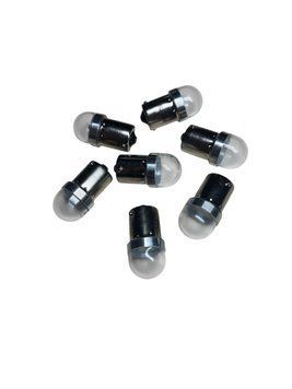 Світлодіодна LED лампа для авто P21W (R5W,R10W) 1156 4SMD прозора 12-24 В, біла, для габаритів, стоп-сигналу та покажчиків повороту 00250 фото
