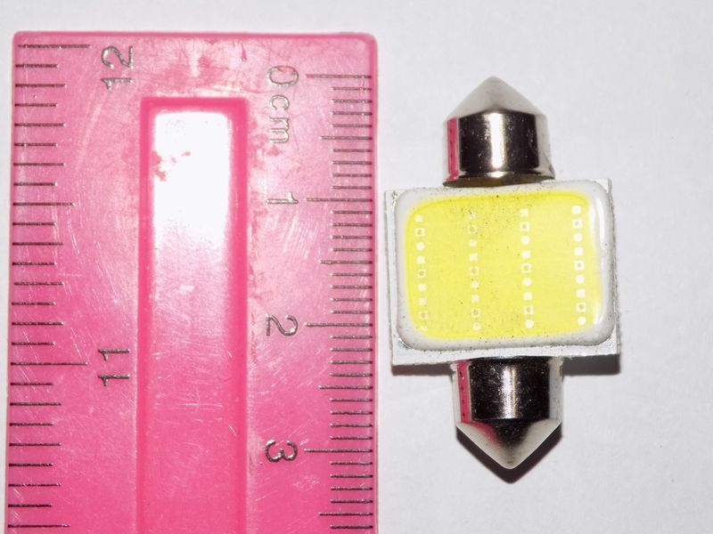 Автомобильная светодиодная лампа для салона SJ-COB-31MM-12v (производство Китай) 00200 фото