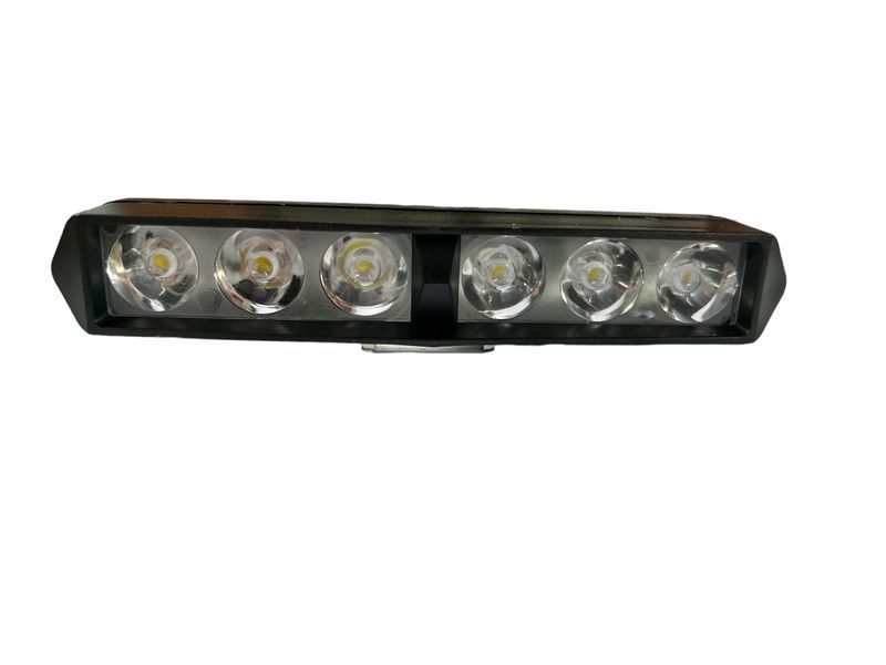 Балка LED (противотуманка) светодиодная G-1(6 светодиодов)+Страбоскоп 12-24V 6000 K  01027 фото