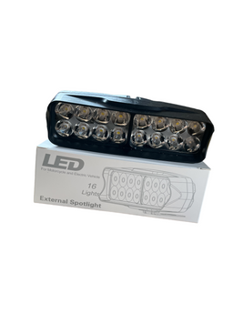 Балка LED (протитуманка) світлодіодна L-23 (12 світлодіодів) 12-24 V 6000 K ( оригінал) 01430 фото