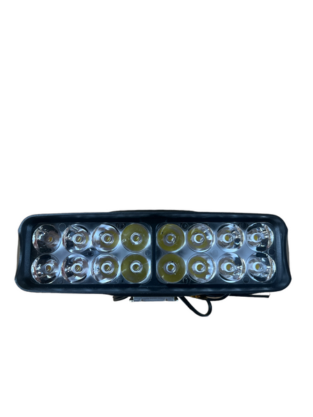 Балка LED (противотуманка) светодиодная L-23 (12 светодиодов) 12-24V 6000 K (оригинал) 01430 фото