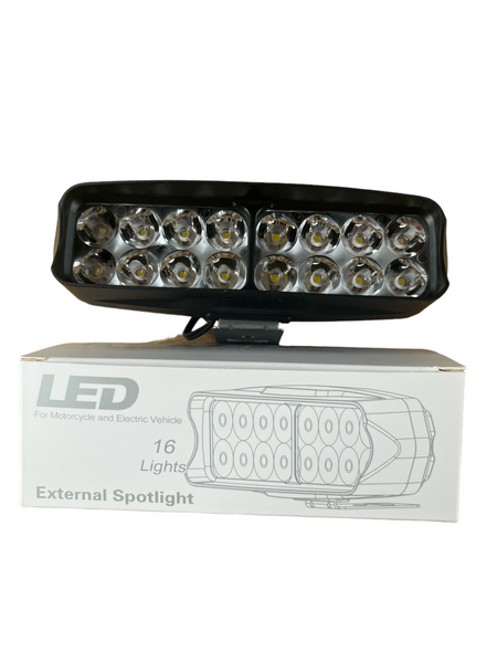 Балка LED (противотуманка) светодиодная L-23 (12 светодиодов) 12-24V 6000 K (оригинал) 01430 фото