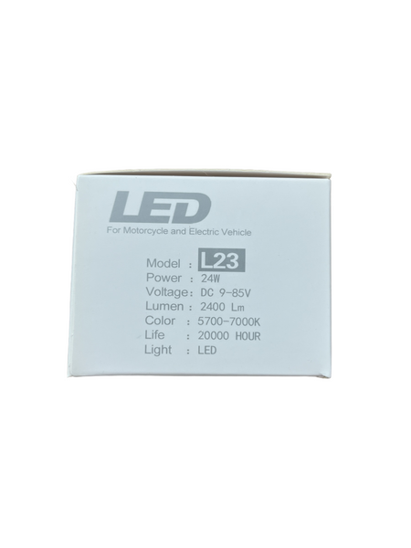 Балка LED (противотуманка) светодиодная L-23 (12 светодиодов) 12-24V 6000 K (оригинал) 01430 фото