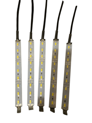 LED-стрічка світлодіодна 9 SMD 5730, 12,5см Червона-працює від 12 вольт 00404 фото