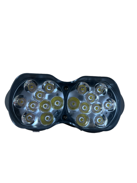 Балка LED (протитуманка) світлодіодна L-15 (18 світлодіодів) 12-24 V 6000 K (оригінал) 01432 фото