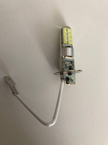 Автомобильная светодиодная лампа диод в фару и противотуманку H3-16 smd-7014 (производство Китай) 01583 фото