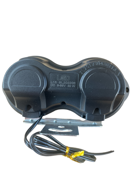 Балка LED (протитуманка) світлодіодна L-15 (18 світлодіодів) 12-24 V 6000 K (оригінал) 01432 фото