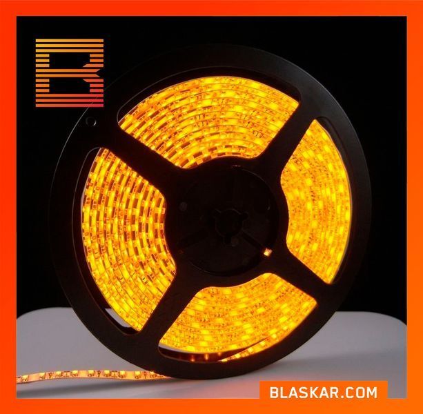 Світлодіодна стрічка SMD 5050, 5 м, 300 світлодіодів, 12 В, біла, IP67 00342 фото