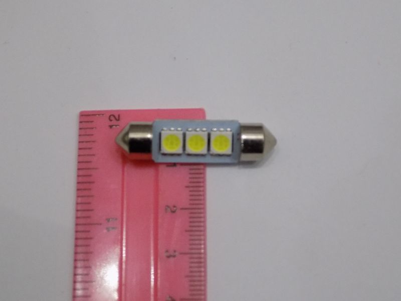Автомобильная светодиодная лампа подсветки салона, номерного знака SJ-3SMD-5050-36MM (пр-во Китай) 00180 фото