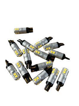 Автомобільна світлодіодна лампа для габаритів, номерного знака T10-10smd-12V, 24V (пр. у Китай) 00107 фото