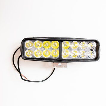 Балка LED (протитуманка) світлодіодна L-23 (12 світлодіодів) 12-24 V 6000 K (ціна за 1 шт.) 00478 фото