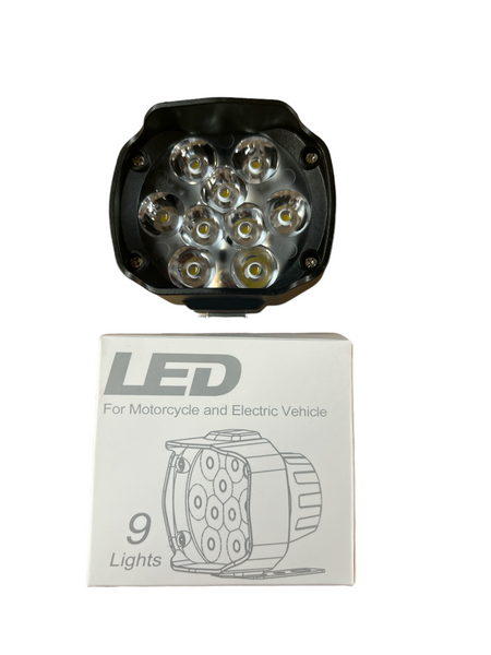 Балка LED (противотуманка) светодиодная L-5 (9 светодиодов) 12-24V 6000 K (оригинал) 01431 фото