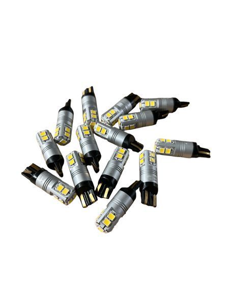 Автомобільна світлодіодна лампа для габаритів, номерного знака T10-10smd-12V, 24V (пр. у Китай) 00107 фото